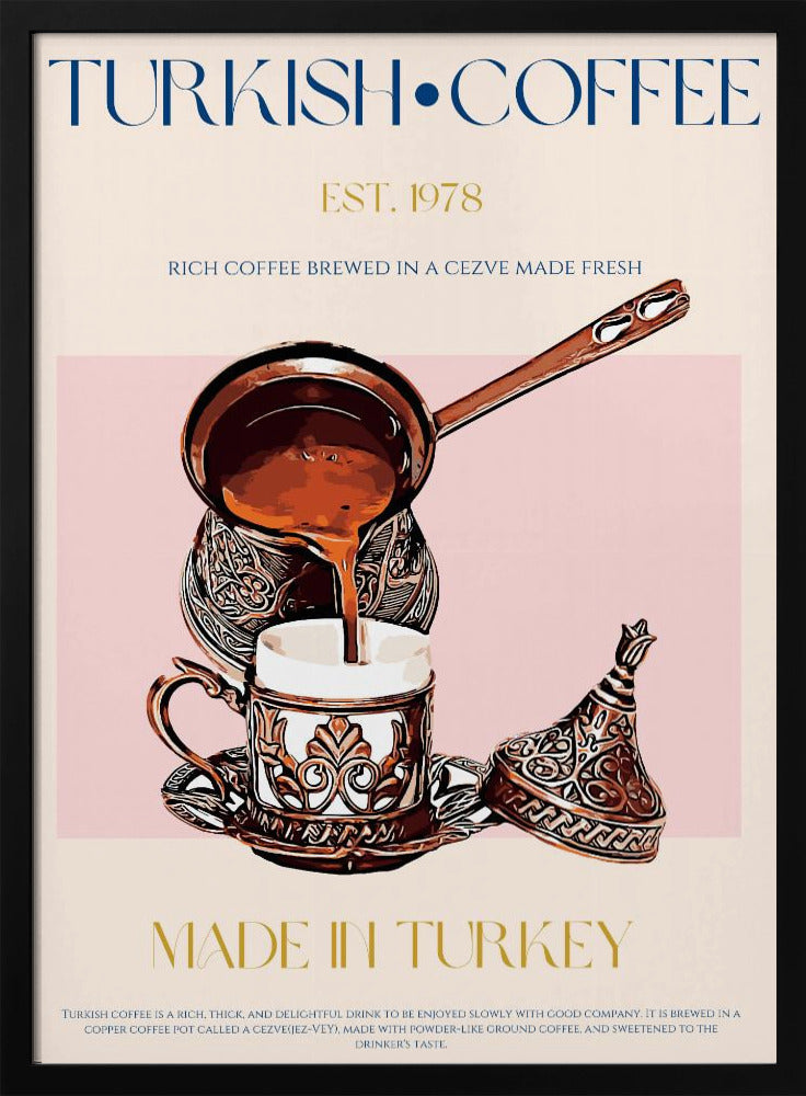 Turkiskt kaffetryck | Poster