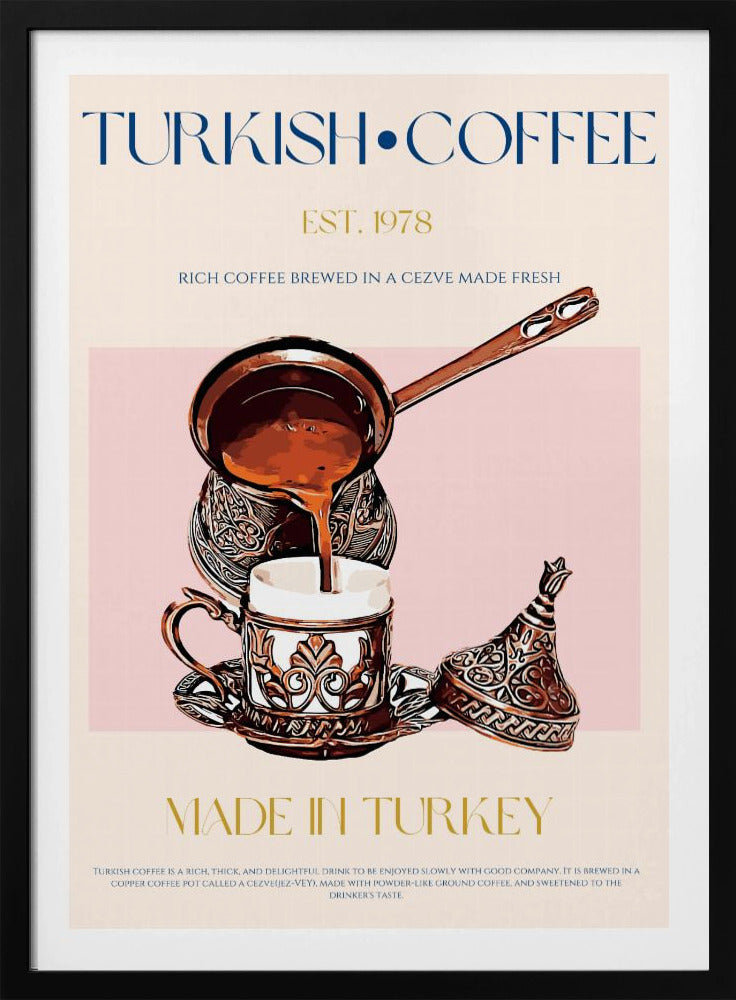 Turkiskt kaffetryck | Poster