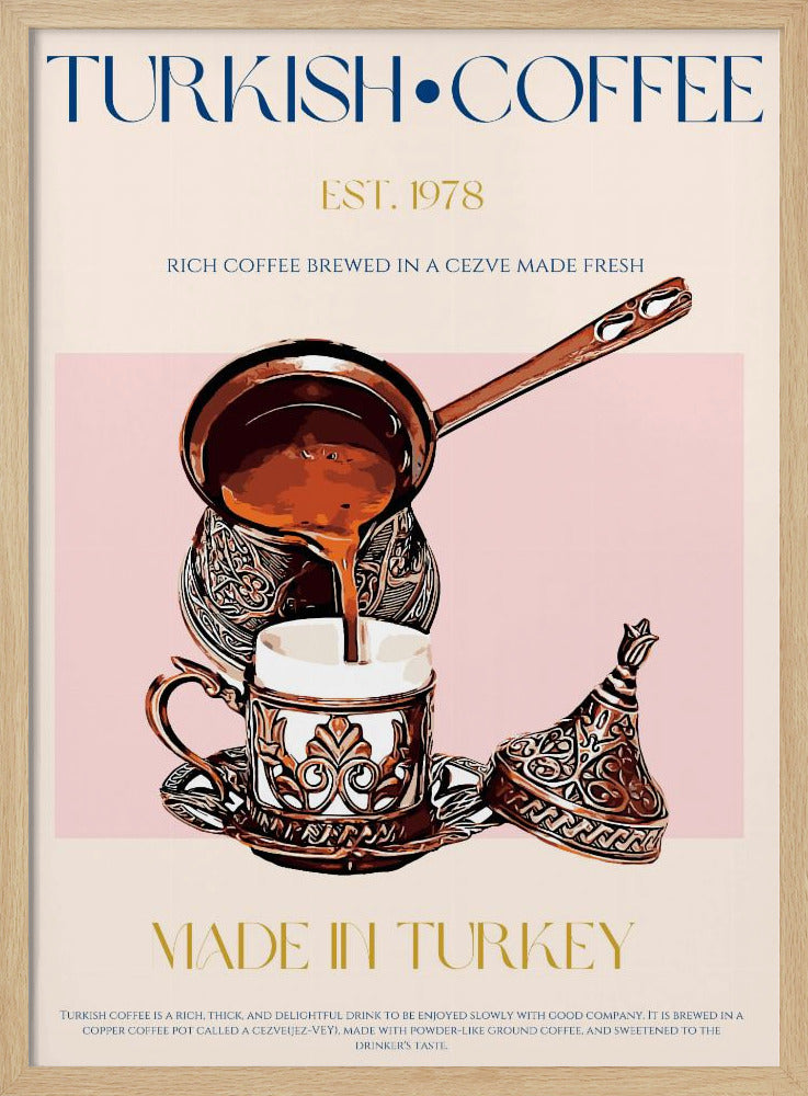 Turkiskt kaffetryck | Poster