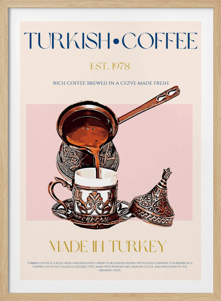 Turkiskt kaffetryck | Poster