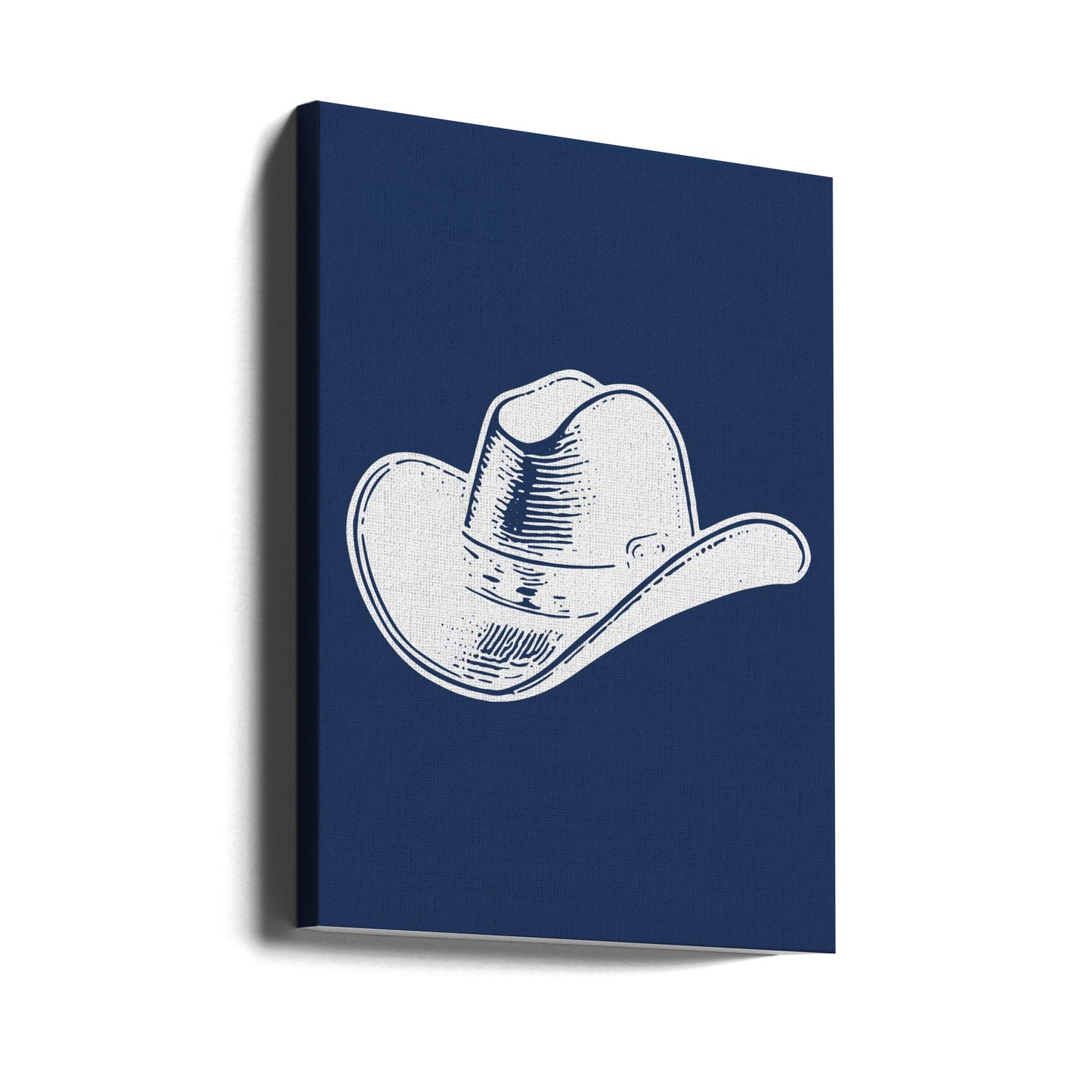 Marineblå cowboyhat | Lærredsbilleder