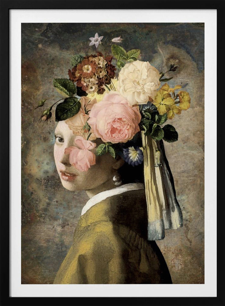 Girl with a Pearl Earring -  the Metallic Edition | Poster