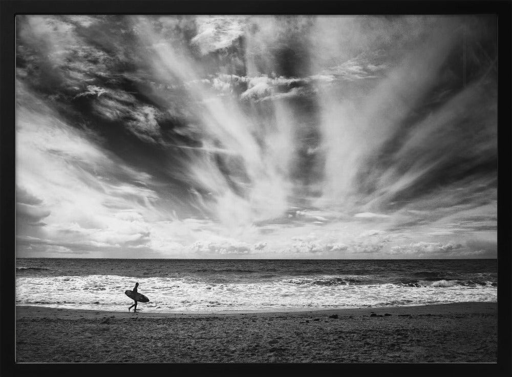 De eenzaamheid van een surfer | Posters - Kunstdrukken