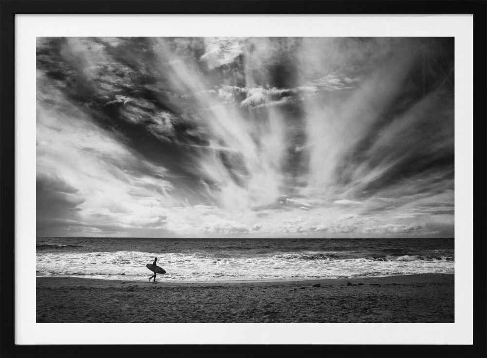 De eenzaamheid van een surfer | Posters - Kunstdrukken