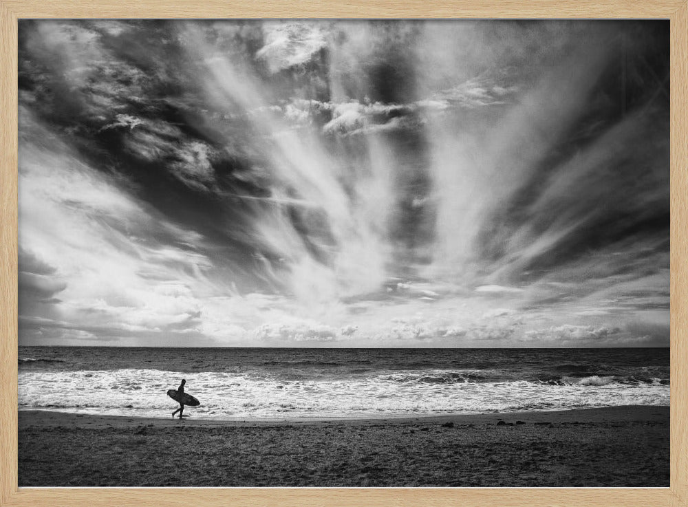 De eenzaamheid van een surfer | Posters - Kunstdrukken