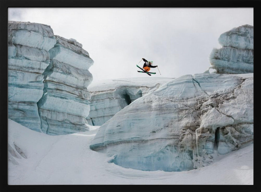 Candide Thovex ud af ingenting ind i ingenting | Plakater - Kunsttryk