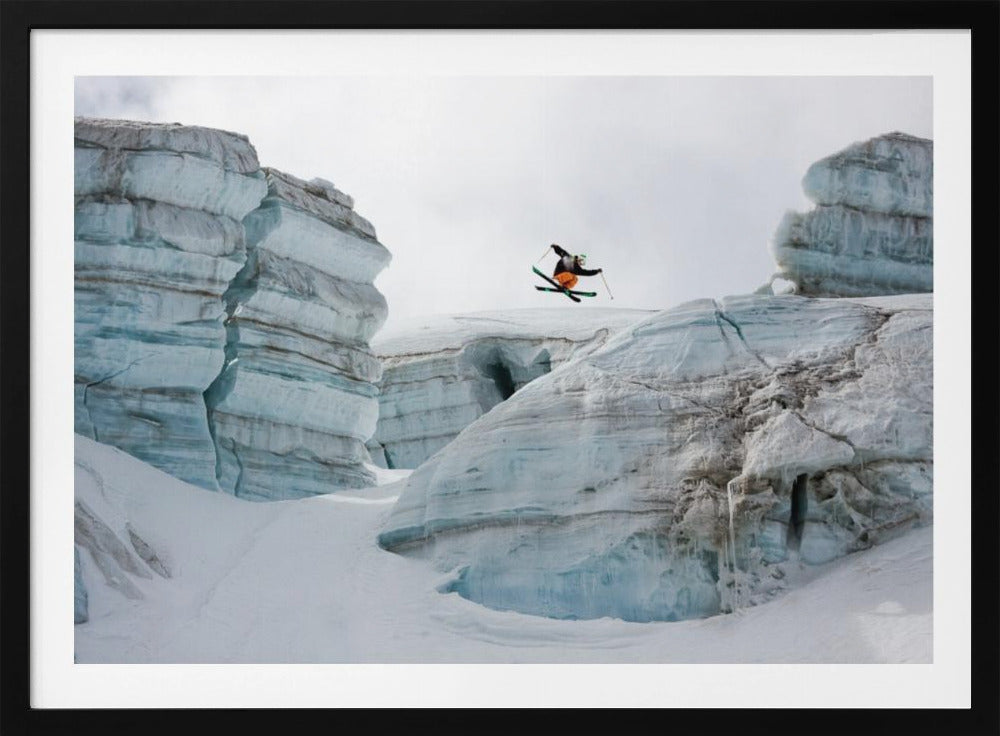 Candide Thovex ud af ingenting ind i ingenting | Plakater - Kunsttryk