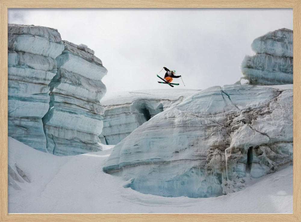 Candide Thovex ud af ingenting ind i ingenting | Plakater - Kunsttryk