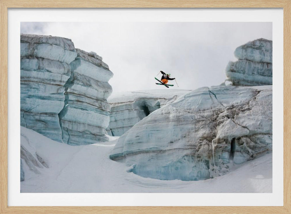Candide Thovex ud af ingenting ind i ingenting | Plakater - Kunsttryk