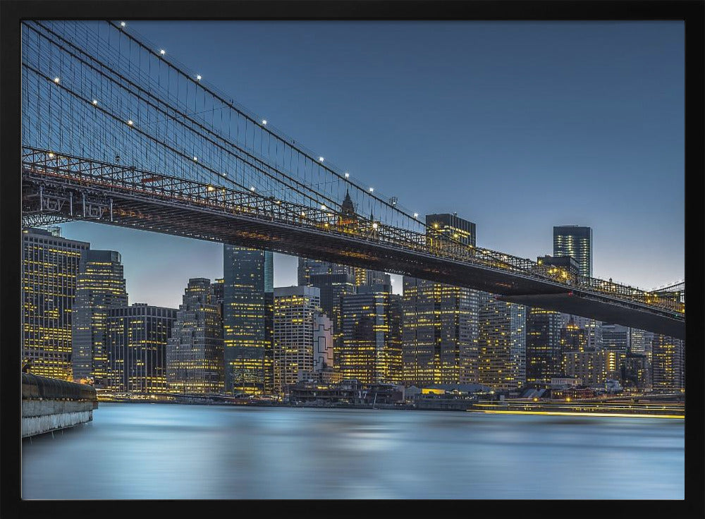 New York - Blå time over Manhattan | Plakater - Kunsttrykk
