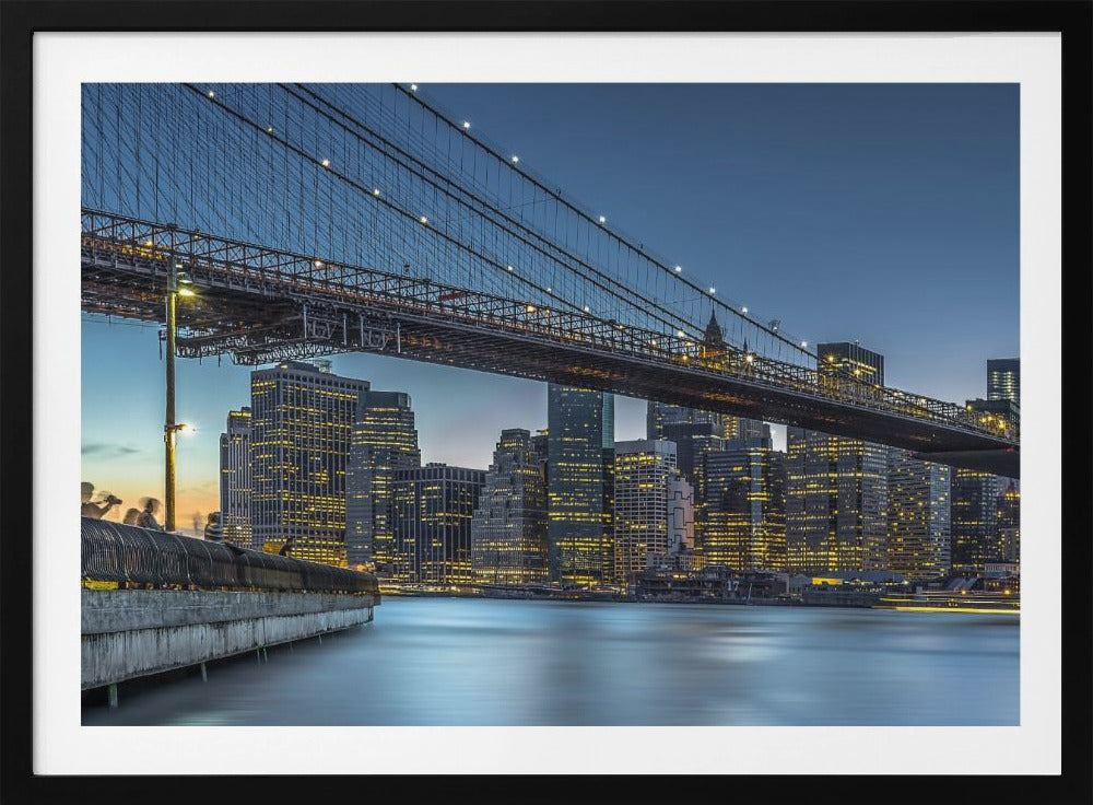 New York - Blå time over Manhattan | Plakater - Kunsttrykk