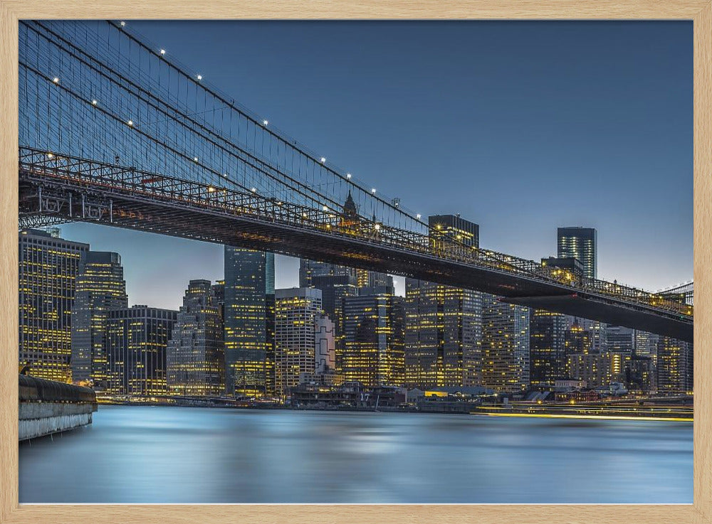New York - Blå time over Manhattan | Plakater - Kunsttrykk