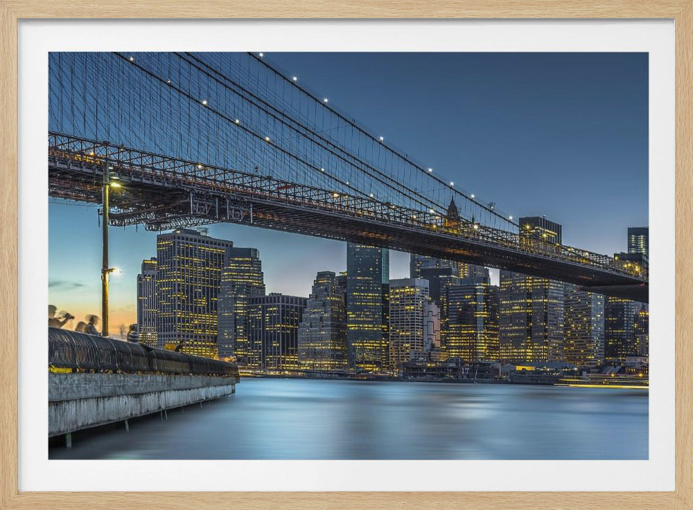 New York - Blå time over Manhattan | Plakater - Kunsttrykk