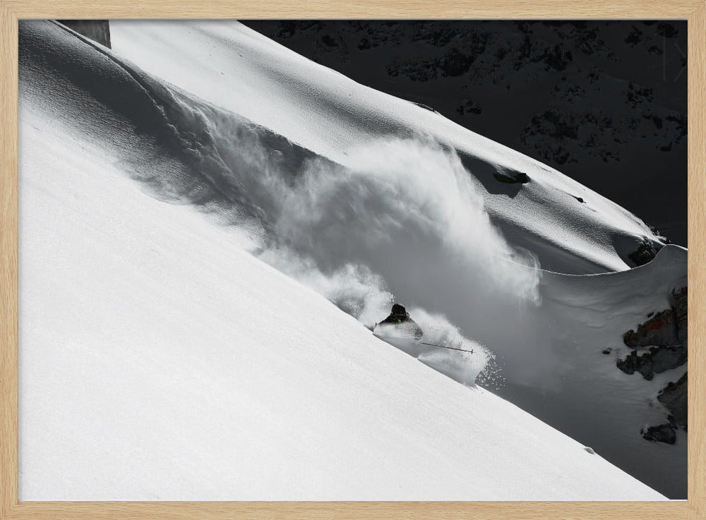 Schneewolke | Poster - Kunstdruck