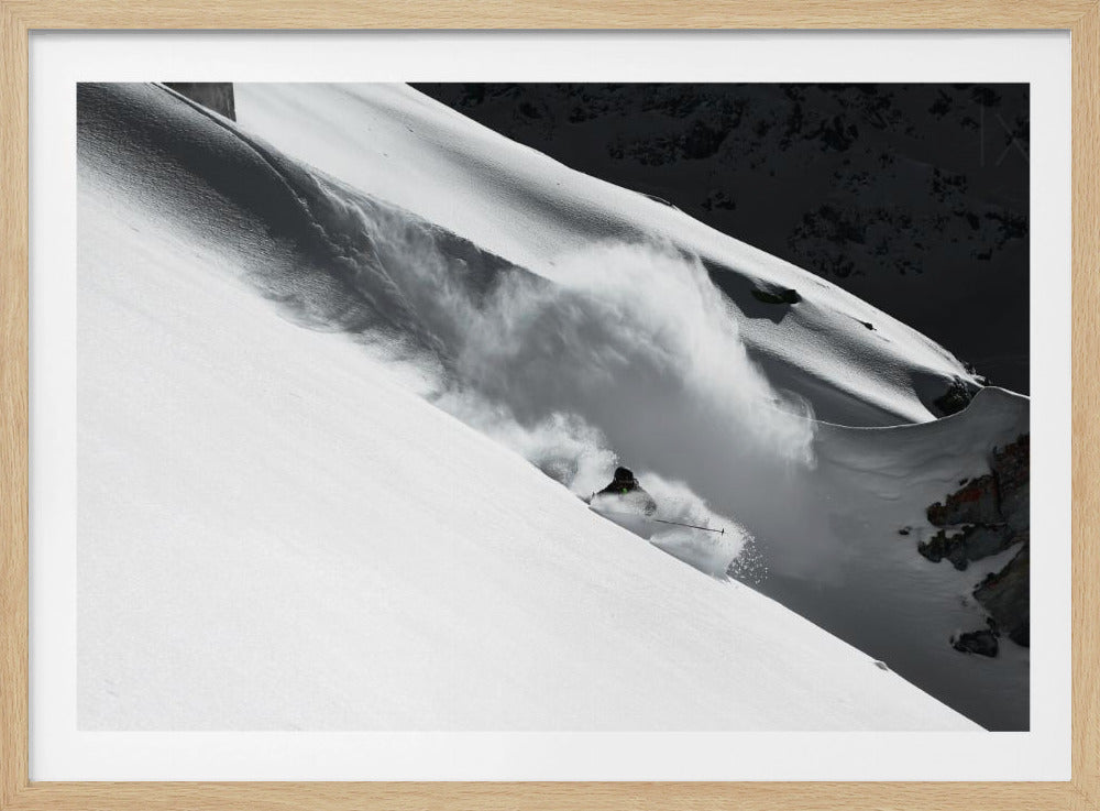 Schneewolke | Poster - Kunstdruck
