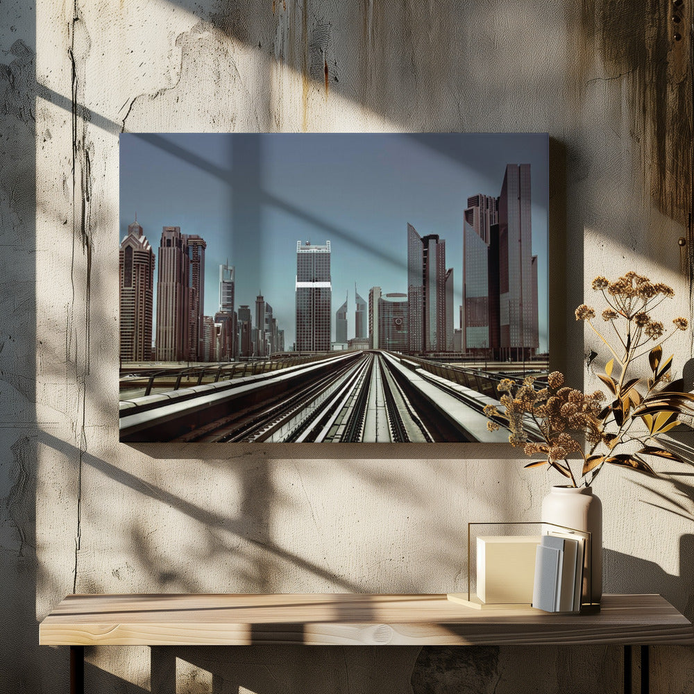 Dubai Metro | Leinwand-Bilder