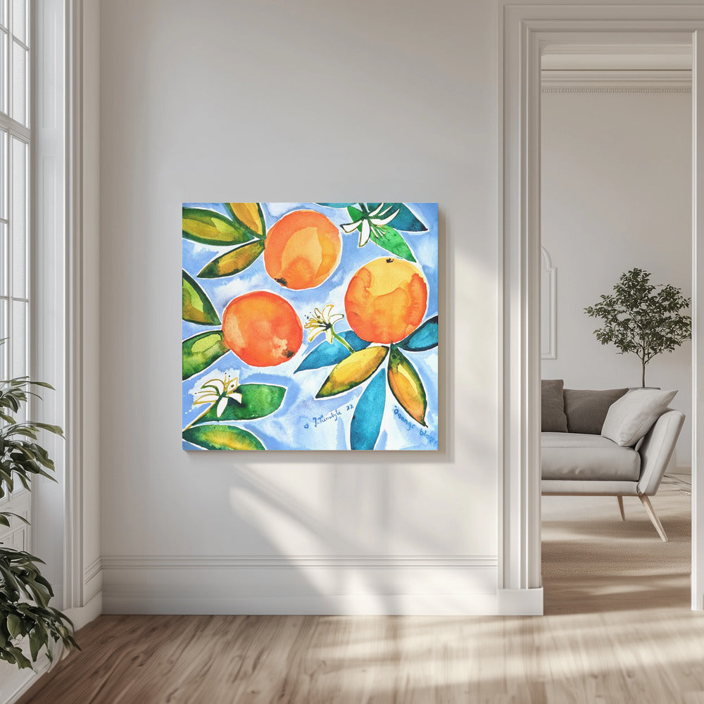 Oranges Blooming | Canvas