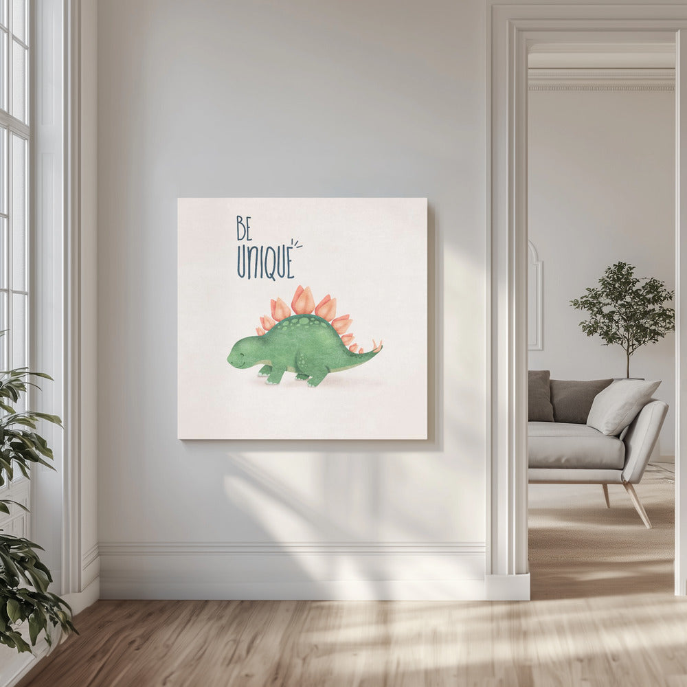 Dino Yaprak Sirtli Tatalos | Canvas