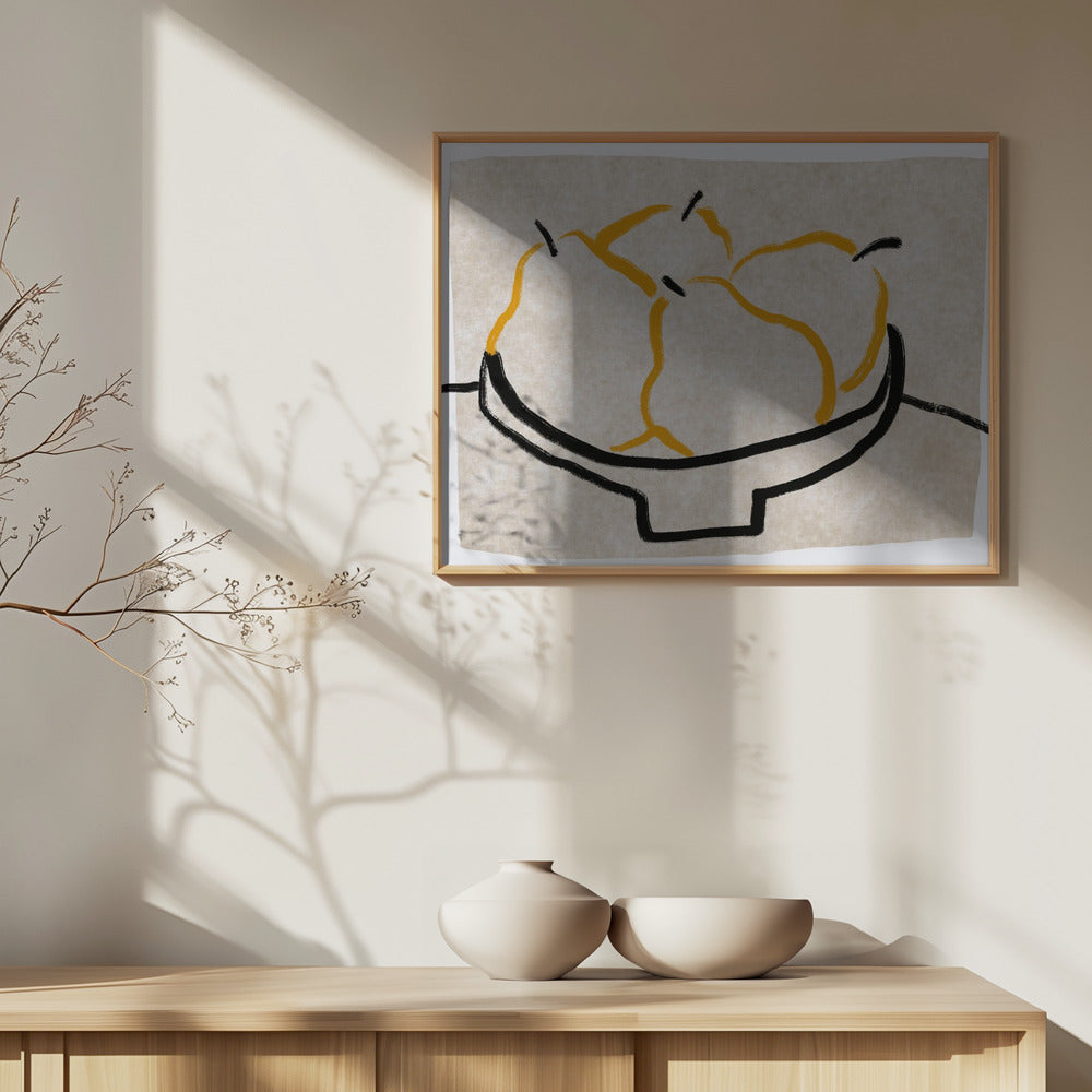 Pera disegnata a mano | Poster - Stampe d’Arte