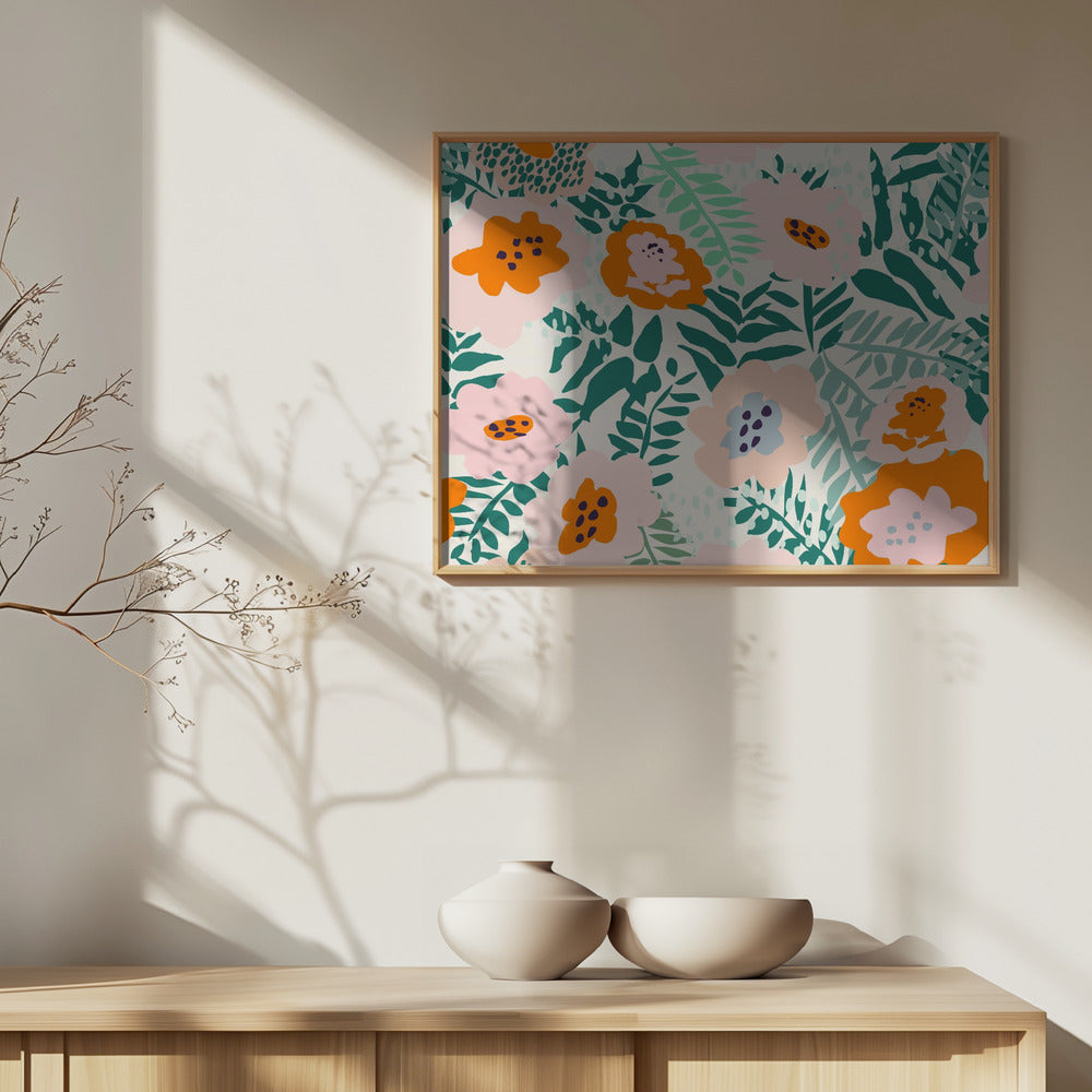 Botanical dopamine pattern | Poster