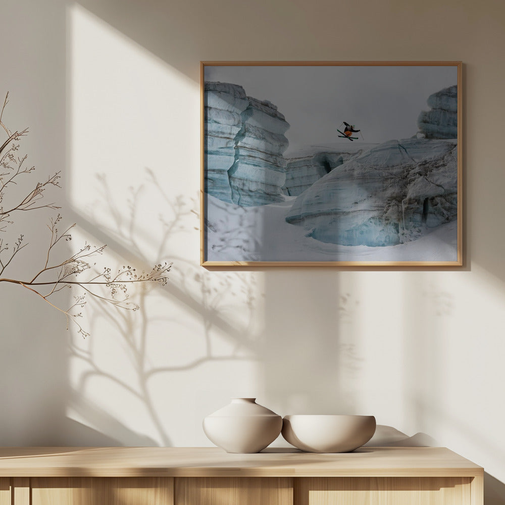 Candide Thovex ud af ingenting ind i ingenting | Plakater - Kunsttryk