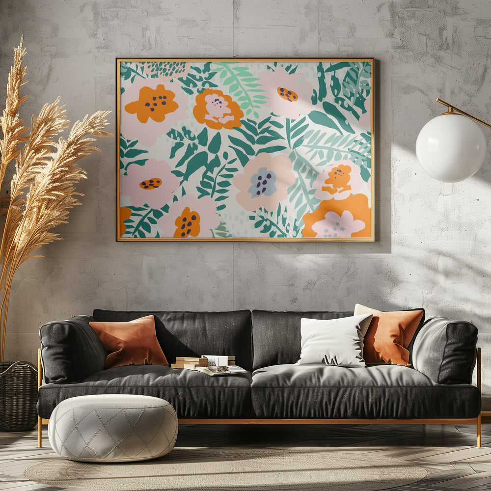 Botanical dopamine pattern | Poster