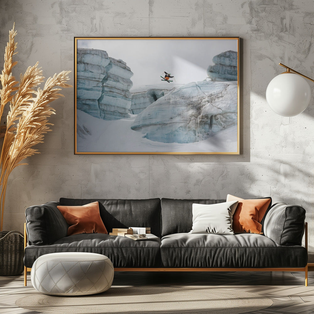 Candide Thovex ud af ingenting ind i ingenting | Plakater - Kunsttryk