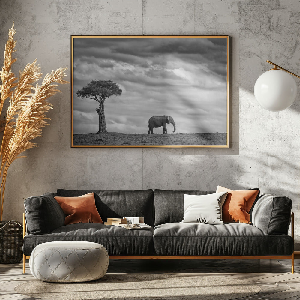 Paysage d'éléphants | Posters - Affiche Artistique