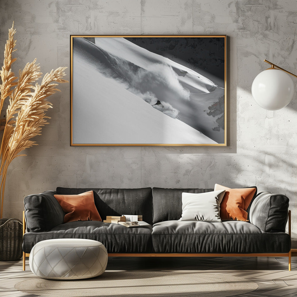 Schneewolke | Poster - Kunstdruck