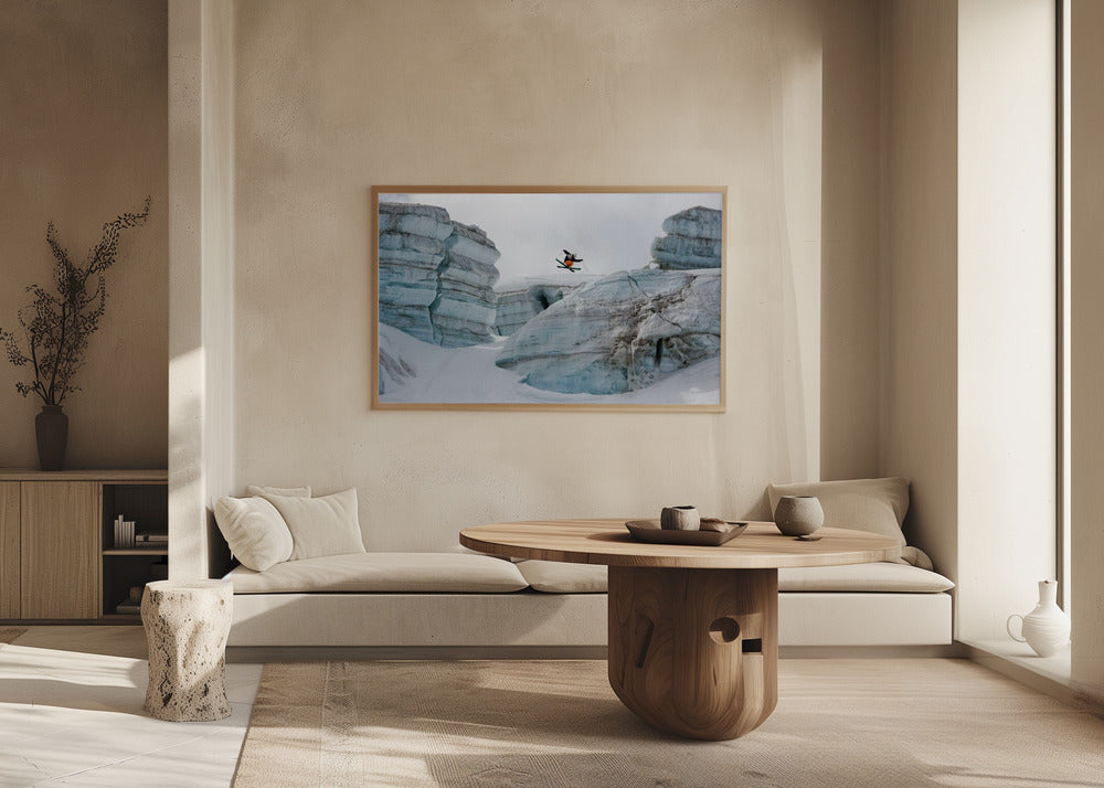Candide Thovex ud af ingenting ind i ingenting | Plakater - Kunsttryk