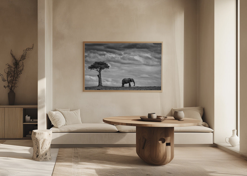 Paysage d'éléphants | Posters - Affiche Artistique