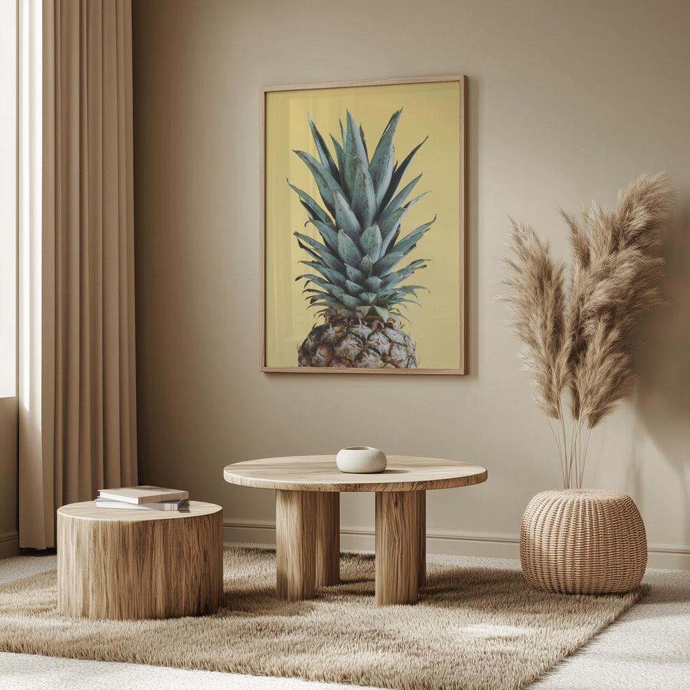 Ananas Gul 01 | Plakater - Kunsttryk