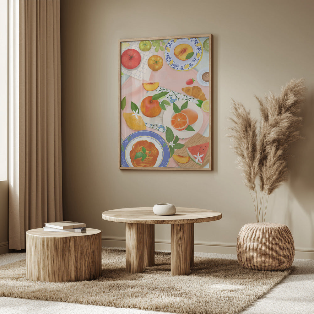 Sommerbrunch | Plakater - Kunsttryk