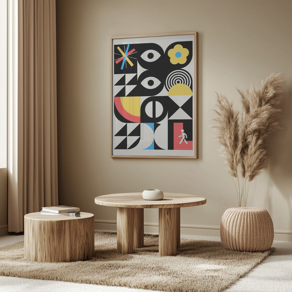 Maximalist Geometrical Surreal Design | Poster