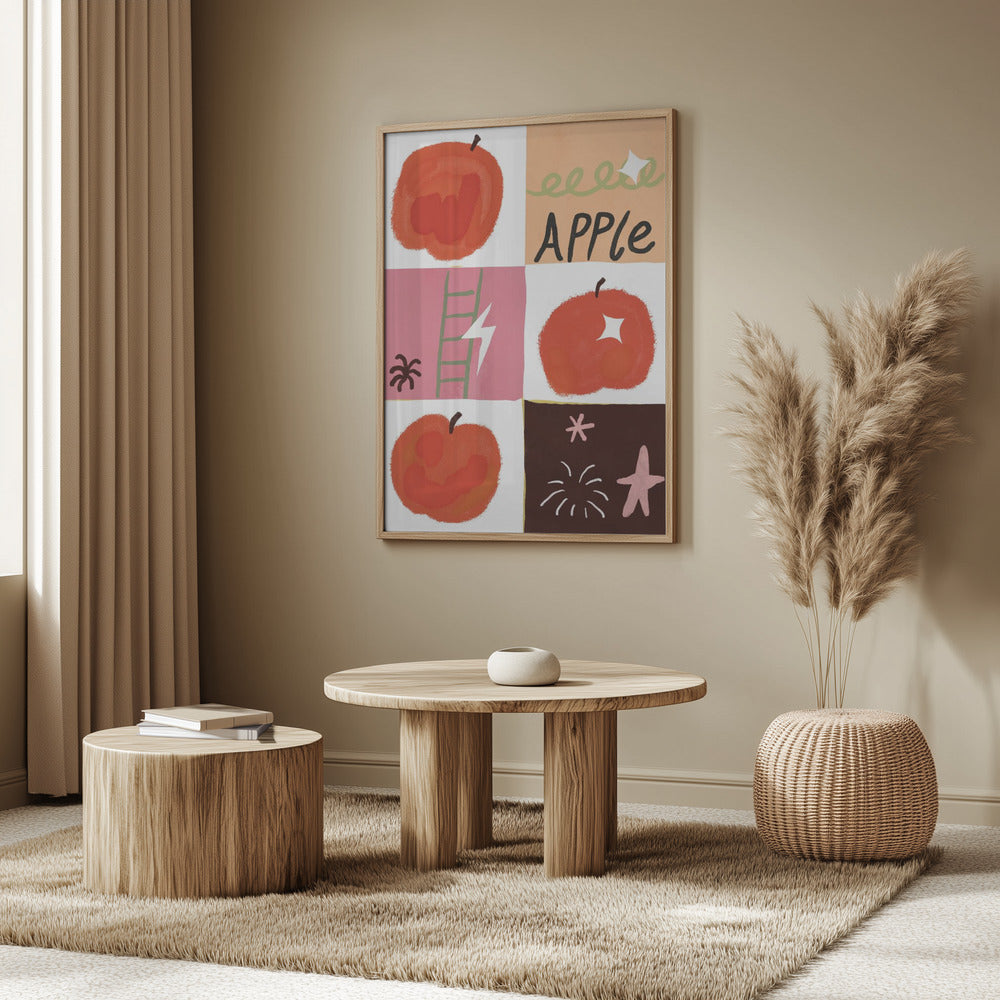 Æble Plakater - Kunsttryk | Plakater - Kunsttryk
