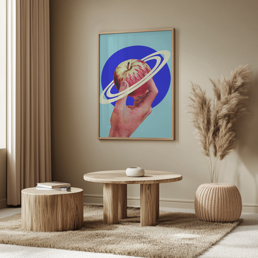 NASA-Weltraumapfel | Poster - Kunstdruck
