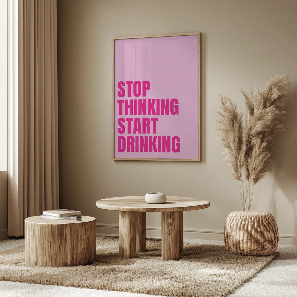 Drink Over Think | Poster