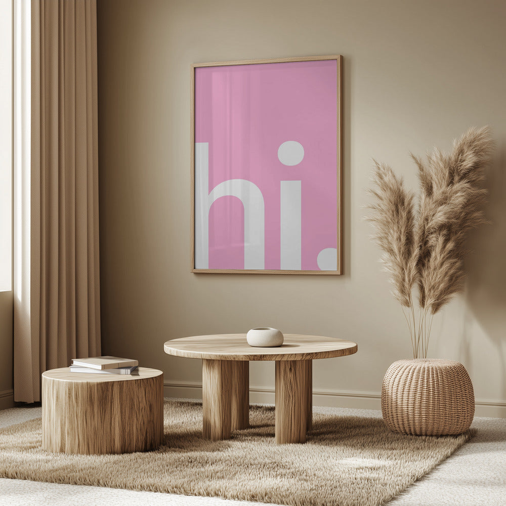 Pink Greeting | Poster