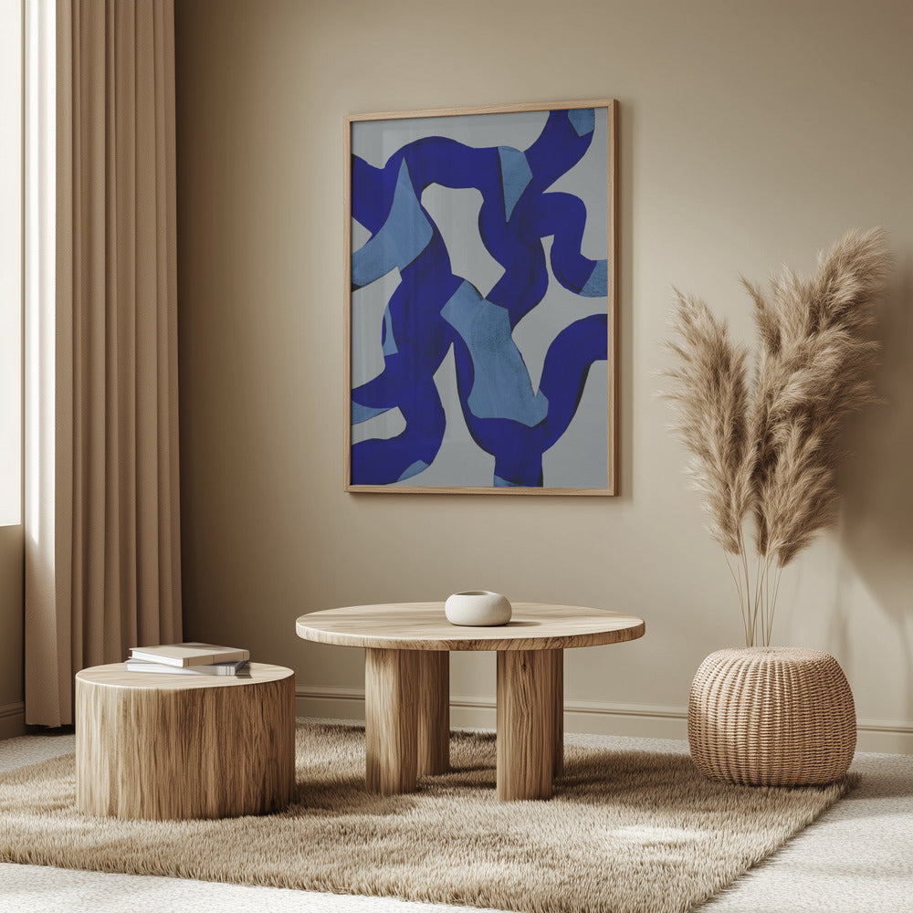 Abstract Brush Strokes 65X | Poster
