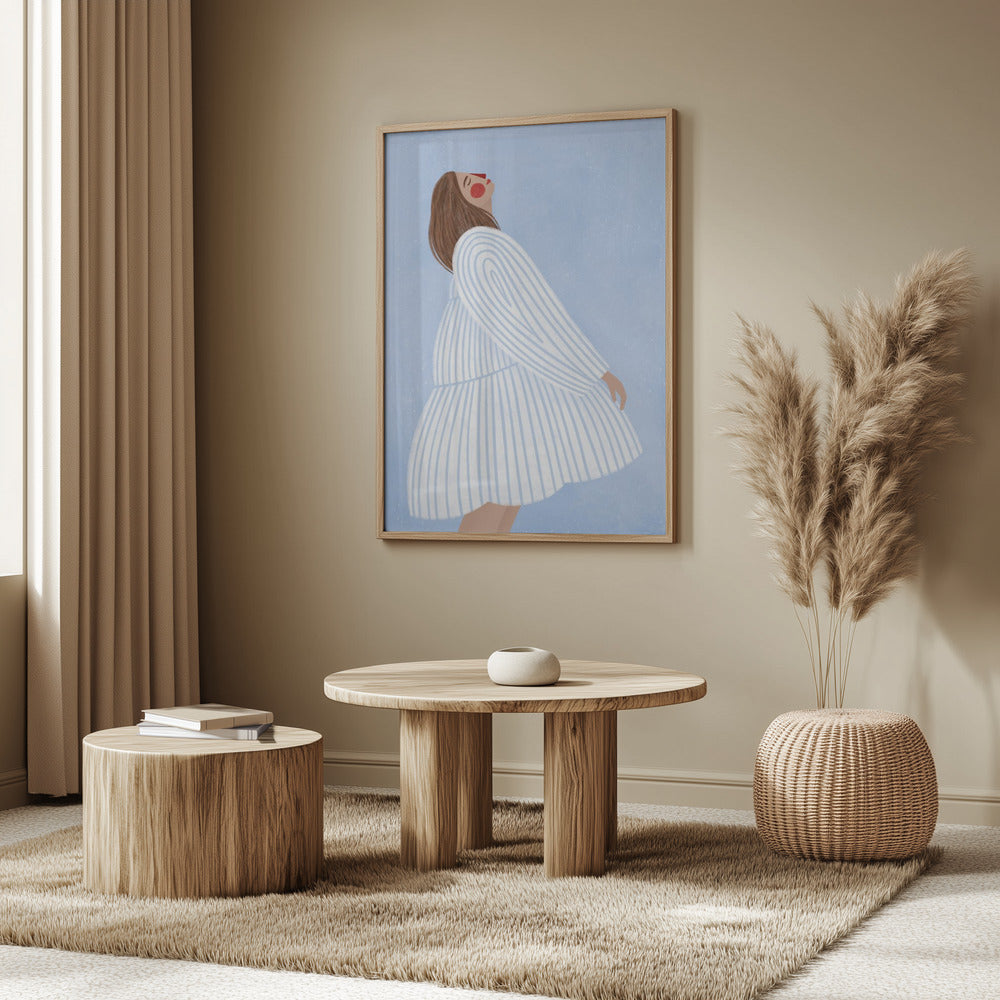 The Woman With the Blue Stripes | Poster