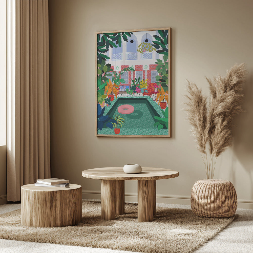 Enjoying the Pool | Poster