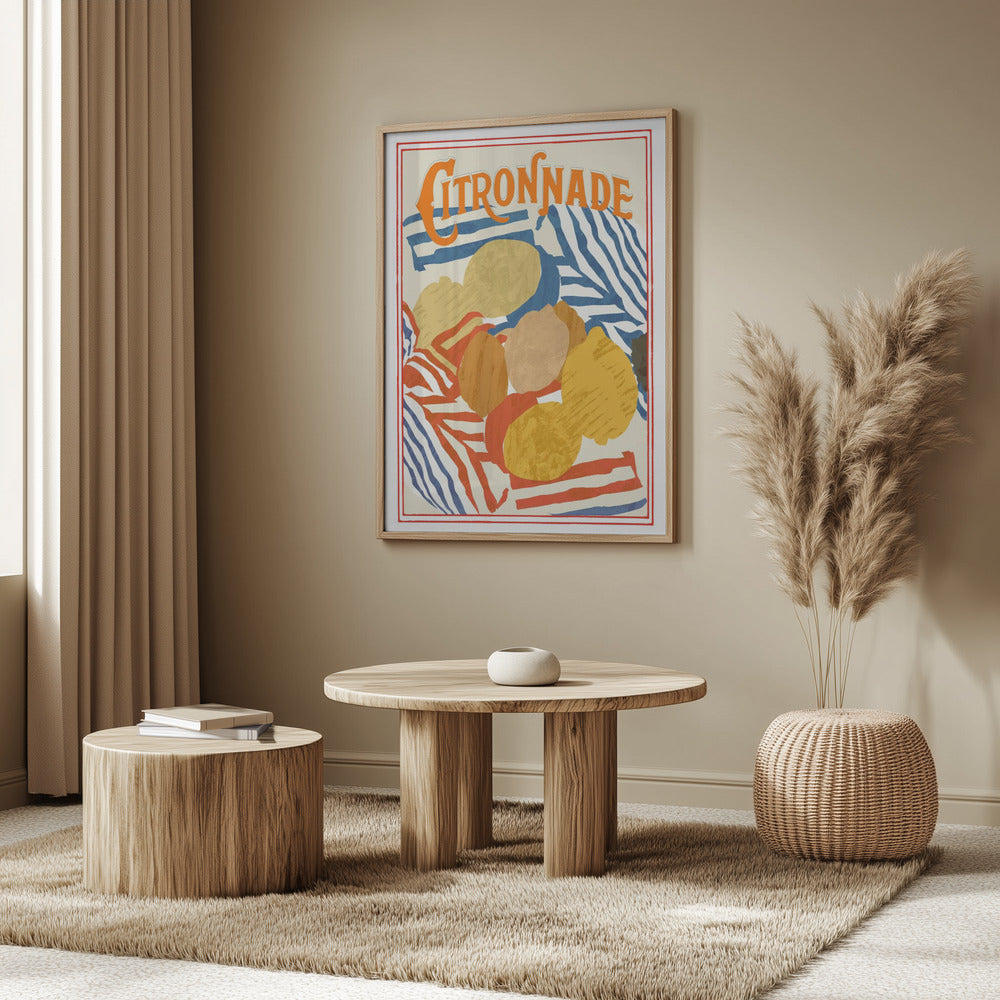 Citronnade Blue and Red | Poster
