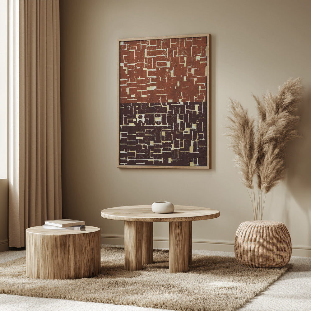 Dual Maze Tapestry | Poster