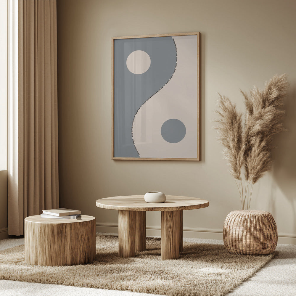 Balance gray | Poster
