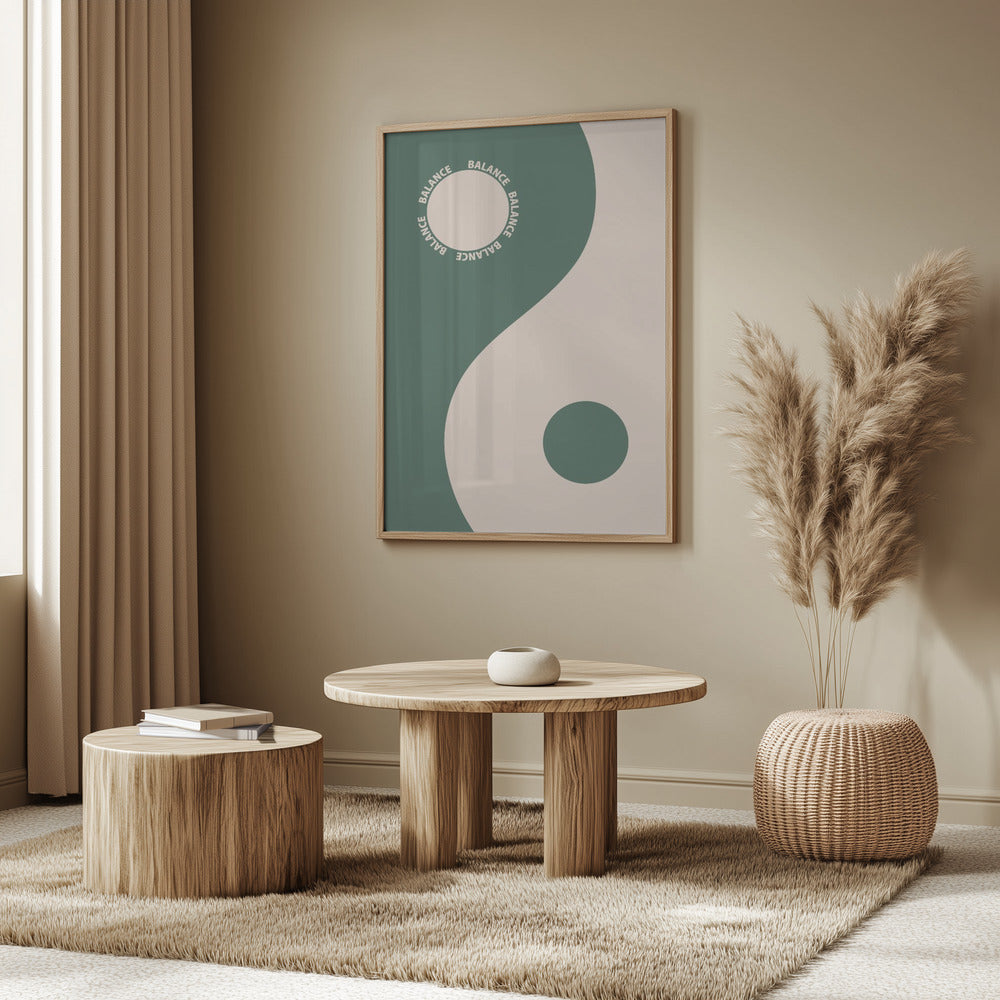 Balance green | Poster