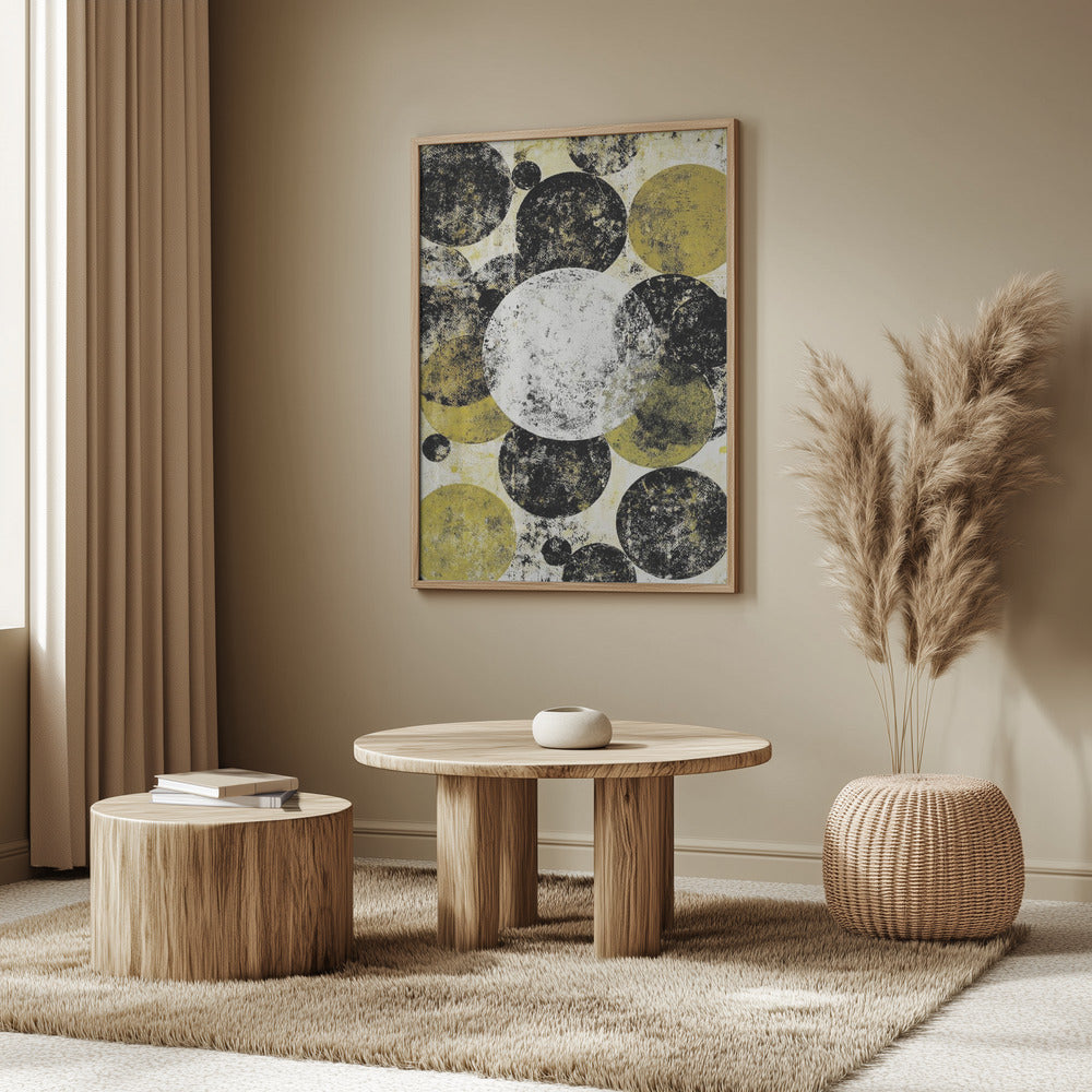 Texturerade cirklar | Poster