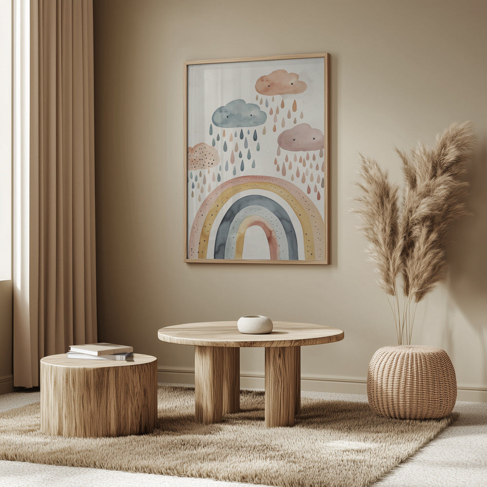 Verspielte Regenbögen | Poster