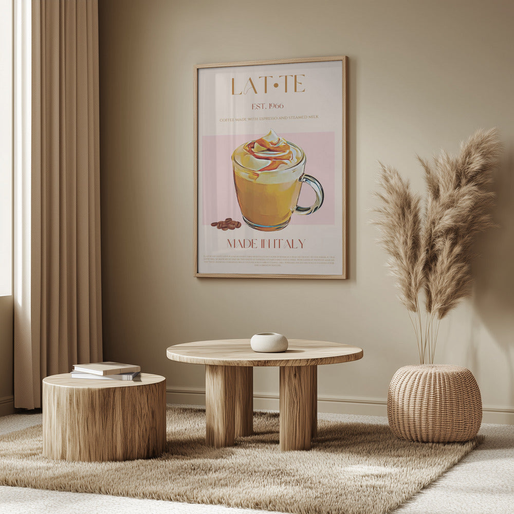 Krämig Latte Delight | Poster