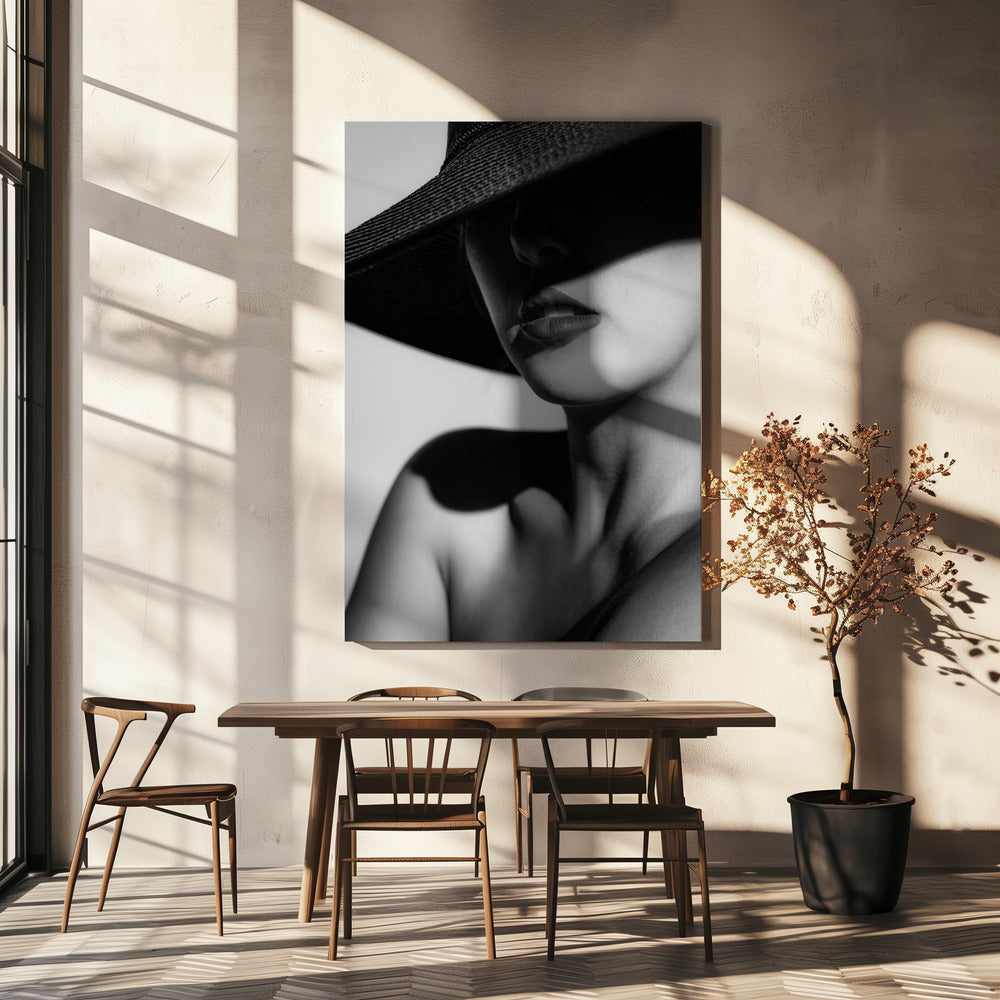 Cappello e ombra | Stampe su Tela