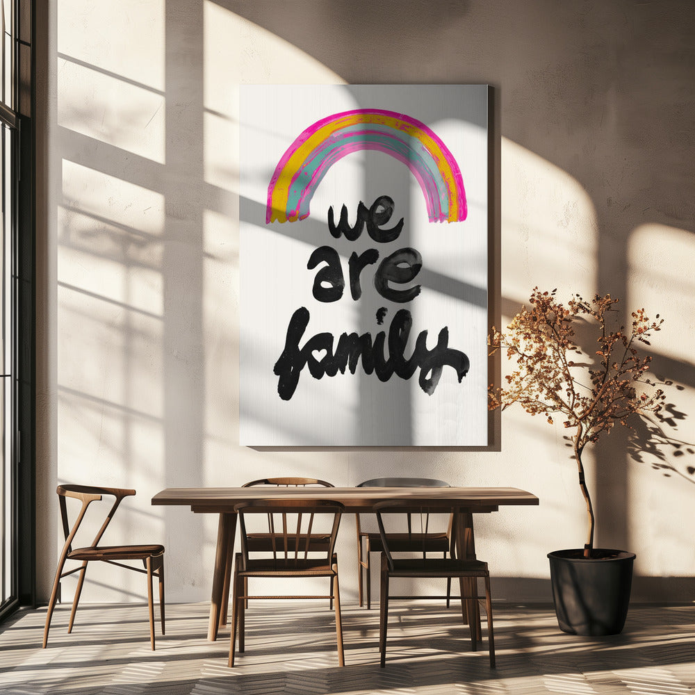 Vi er familie | Lerretsbilder